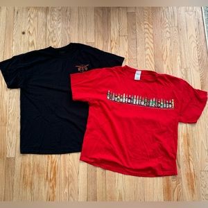 Bundle of XL Men’s Tee Shirts The Honkeytonk Outlaws/Beer Cans